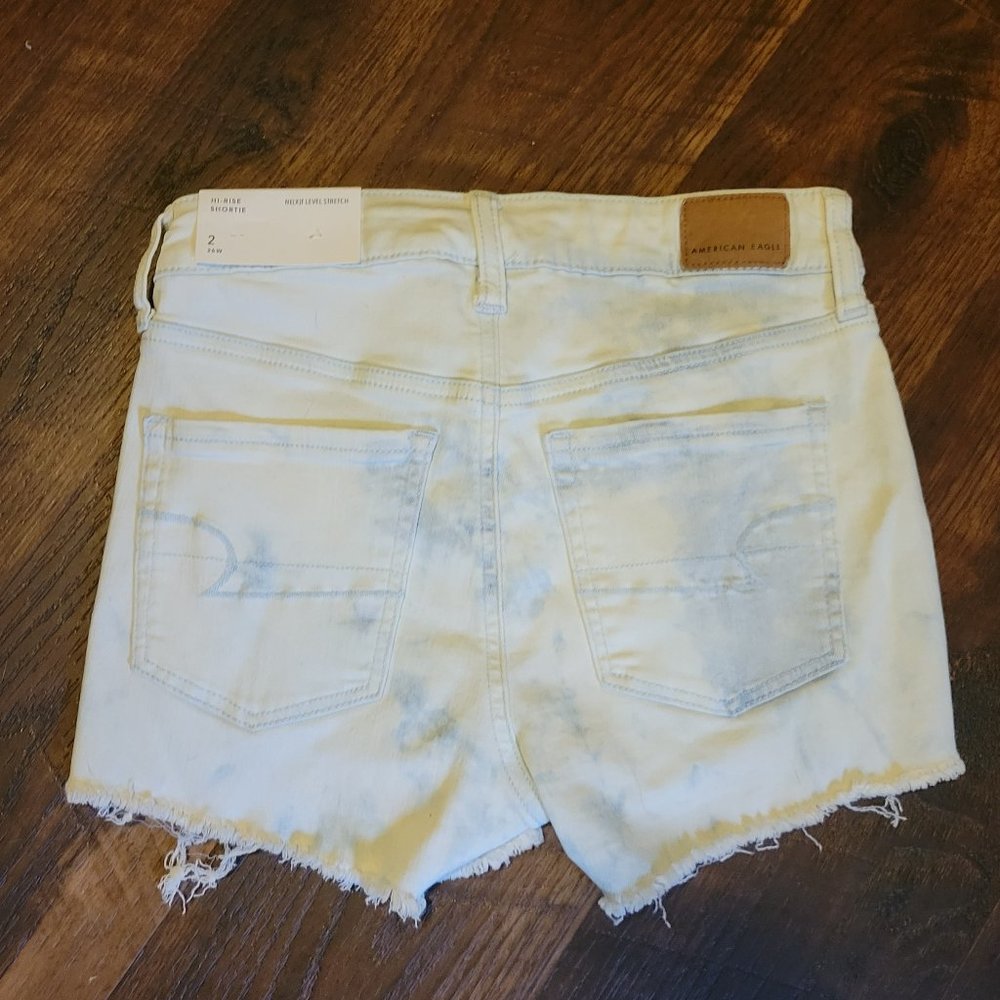 American Eagle Next Level Stretch Denim Shorts NWT - Picture 3 of 3